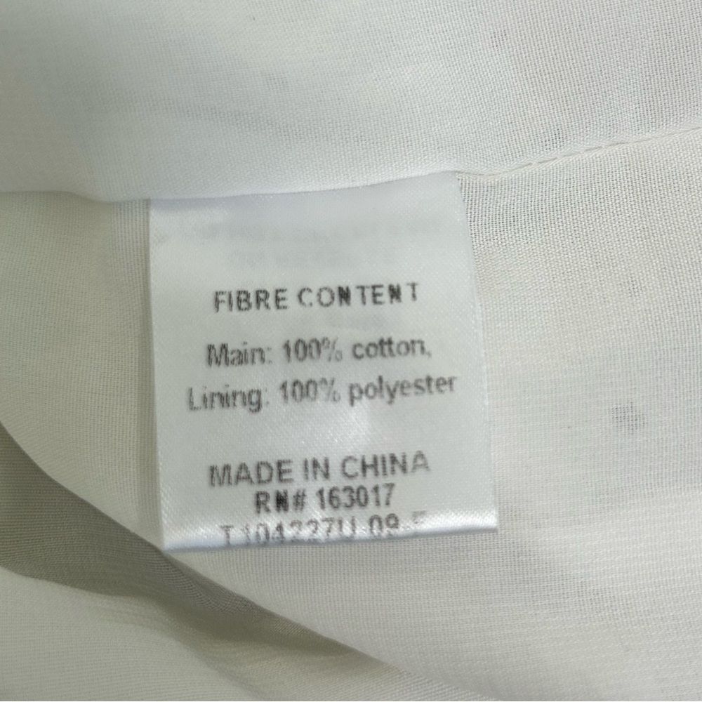 Princess Polly Mckilah Eyelet Cotton Minidress In White size 6 - Picture 8 of 8